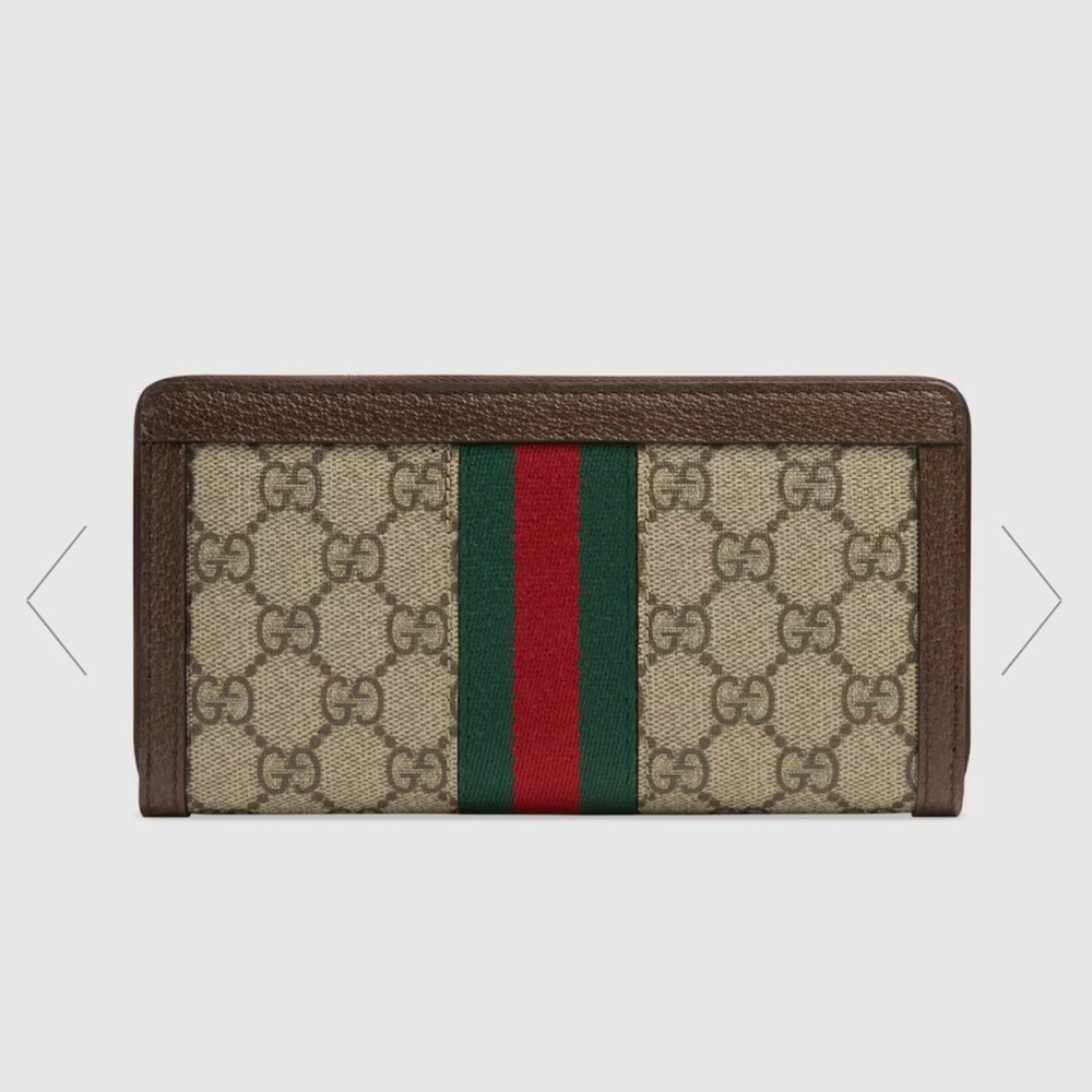 OPHIDIA GG ZIP AROUND WALLET - Picture 5 of 8
